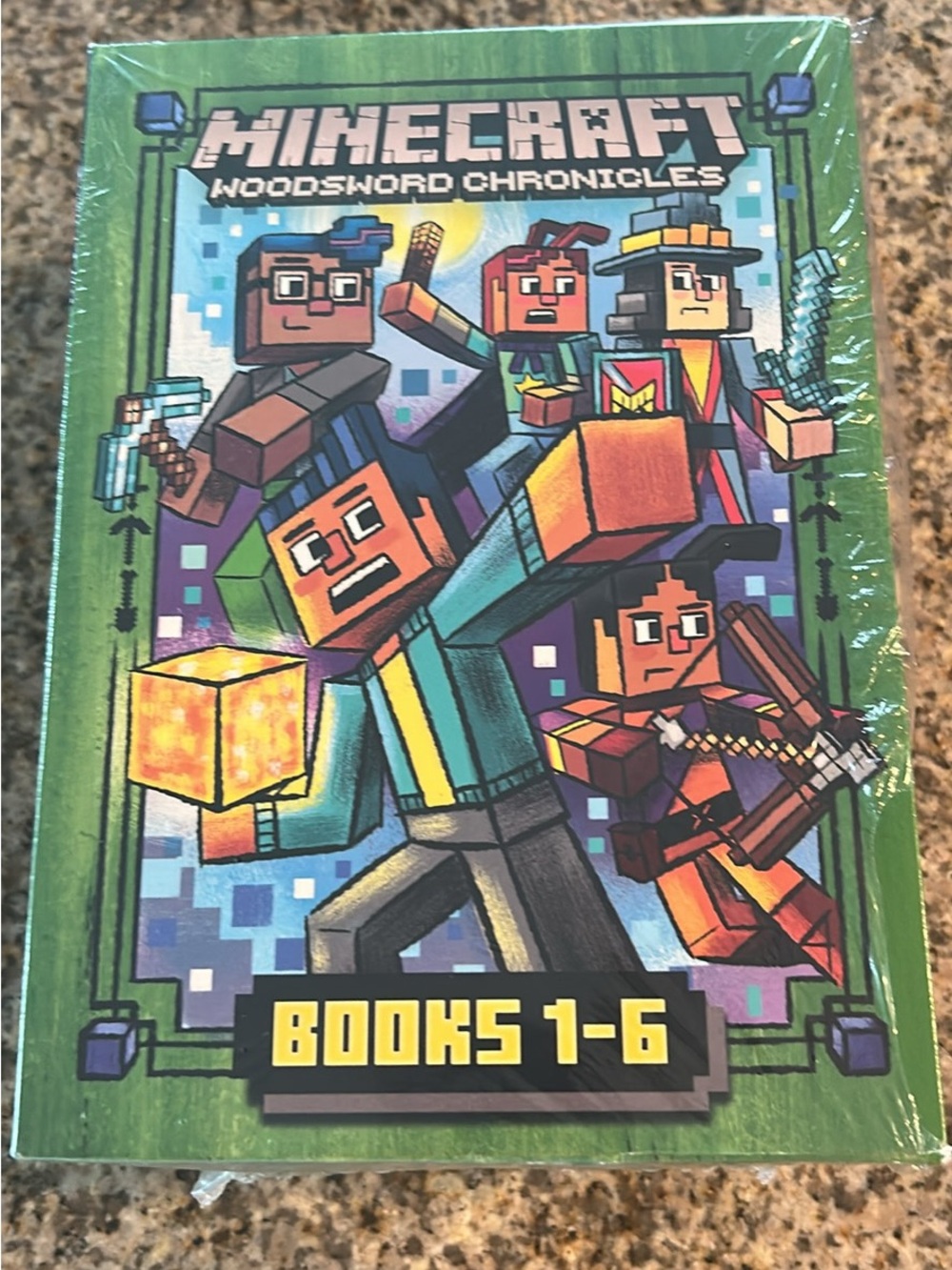 Minecraft Woodsword Chronicles Books 1-6 - Green Cover